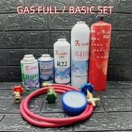 ⚡️SHOCKING SALE⚡️(FULL SET WITH METER+HOSE) R22/ R410A/ R32/ R600A/ R134A REFILL GAS AIRCOND RUMAH/K