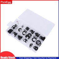 PickEgg 225 in 1 18 Sizes O Ring Rubber Insulation Gasket Washer Seals Car Air Conditioning Compressor Seals Vehicle Auto Repair Tool Kit Assortment Kit (Black)