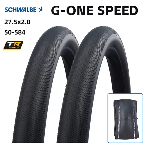 SCHWALBE G-ONE SPEED 27.5x2.0 50-584 Tubeless 55PSI Bicycle Folding Tire RaceGuard / ADDIX / E25 for