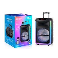 Speaker Trolley Factory Bluetooth Speaker Inch Supply Portable Ready Stock New Style NDR15 Outdoor D