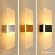 6W/10W/18W LED Wall Light Minimalist Acrylic Wall Lamp Bedroom Bedside Light Living Room Balcony Ais