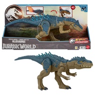 Mattel Jurassic World Ruthless Rampagin Allosaurus Dinosaur Toy, Action Figure with Continuous Chomp