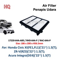 Leppon Air Filter Honda Civic XI (FE1,FL1) ZR-V(RZ3) Acura Integra(DE4) 1.5(T) 17220-64A-A00 RHD-64A