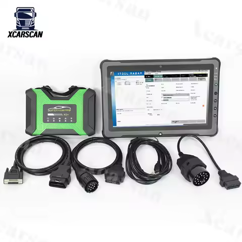 Getac F110 Tablet SUPER ICOM PRO N3 For B-MW Support code OBD2 Scanner MB PRO N3+ USB 3.0 Full Confi