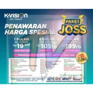Paket JOSS K VISION 1 Tahun/360 HARI Paket ANAK K-VISION