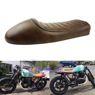 SAFFEN Black Motorcycle Cafe Racer Seat Custom Vintage Hump Saddle Flat pan Retro Seat For Honda CB1