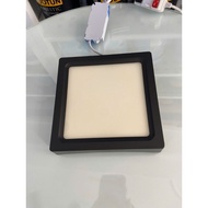 12W square spotlight with black border, 12W 3-color square ceiling lamp, black border led spotlight,