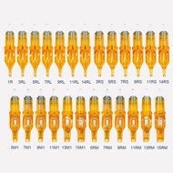 5PCs Disposable Tattoo Cartridge Needles Tattoo Makeup 3RL/5RL/7RL/9RL/5M1/7M1/9M1/5RS/7RS/9RS for M