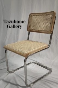 TAZU精選:出口歐洲藤面實木金屬架流線型人體工學設計超舒適坐椅,餐椅,工作椅...電腦椅. 呎吋: