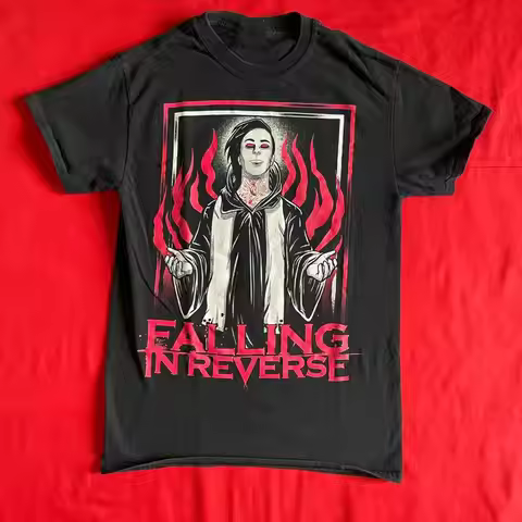 2019 Falling In Reverse Tour T Shirt Black All Size S 2345Xl 1P0111