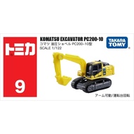 Takara Tomy Tomica 9 KOMATSU EXCAVATOR PC200-10 Diecast Construction Diecast