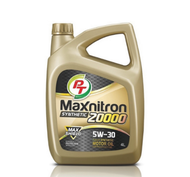 น้ำมันเครื่องสังเคราะห์แท้ Pt Maxnitron Synthetic 20000 5W-30 ขนาด 4 ลิตร และ 1 ลิตร