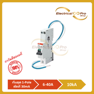 ABB อุปกรณ์ป้องกันไฟฟ้ารั่ว กันดูด ชนิด RCBO Type AC 1-Pole มีทั้งพิกัด 10kA (DSE201MC6AC30-DSE201MC