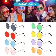 INKWELLX Round Sunglasses Retro Hippie Party Circle Glasses