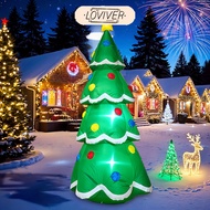 LOVIVER 7 ft Inflatable Christmas Tree Light up Xmas Tree for Indoor Garden Vacation