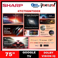 [Sellers Own Fleet] SHARP 4TC75GN7000X 75 AQUOS TRU 4K UHD TV I App Store I YouTube I Netflix