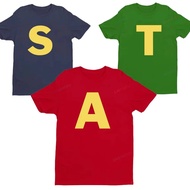 [ada stok] Anime Popular Alvin And The Chipmunks_The Squeakquel's T-shirt Wanita/Lelaki/Kanak-kanak 