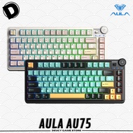 AULA AU75 Gasket Mechanical Gaming Keyboard Tri-Mode Wireless Bluetooth RGB