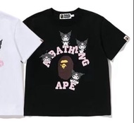 BAPE x Sanrio Kuromi 聯名短袖T恤