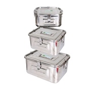 KitchenArt Food Storage (1Set/8L, 4.8L, 3L) Kimchi Container, KOREA, Stainless Steel