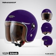 RSV SC Hijab Retro Classic Helmet - Solid Plum Berry