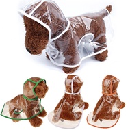 Pet dog clothing raincoat waterproof raincoat transparent raincoat dog clothing clothing  puppy Chih