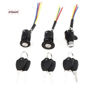 (SPTakashiF) Universal Ignition Switch Key Power Lock For Electric Bicycle Electric Scooter