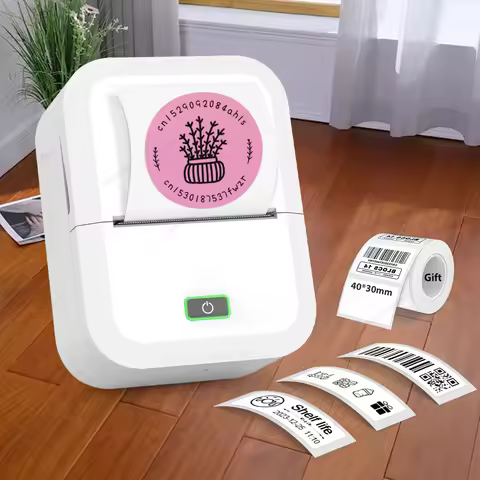 X2 Label Printer Mini Adhesive Label Maker Similar as B1 B21 M110 Marklife P50 E210 Inkless Bluetoot