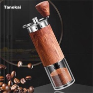 Tanokai - D-LT-韓式304不銹鋼手搖咖啡磨粉器 木紋咖啡機研磨器 (手動)