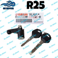 Yamaha YZF-R25 R25 V1 V2 Original Seat Lock / Kunci Seat / Kusyen Suiz Suis / Kunci Tempat Duduk / R
