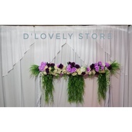 Tirai Backdrop Pelamin(serong) / Kain tirai serong/ wedding backdrop