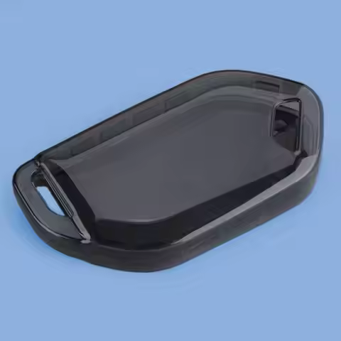 Transparent-Black Remote Smart Key Fob Case Full Cover Keyless Entry Holder Shell fit for Kia EV3 EV