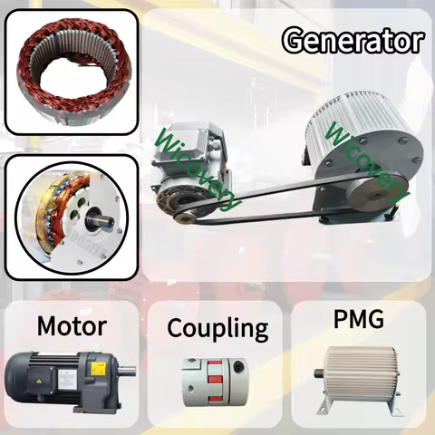 20KW 30KW 40KW AC generator, low-speed motor, permanent magnet rare earth turbine, 96V 110V 120V 220