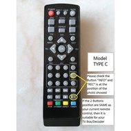 Remote Control DVB T2 DVB S2 (TYPE C)