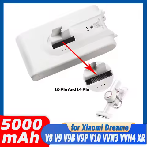 Lithium Battery for Dreame V8 V9 V9P V9B V10 V10pro XR VVN4 VVN3 VVN5 Handheld Cordless Vacuum Clean