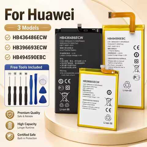 Battery for Huawei Mate 8 Mate 9 Pro Mate 10 Pro P9 P10 P20 Pro P30 Honor 8C 5C 9 10 Nova 2 Plus Nov