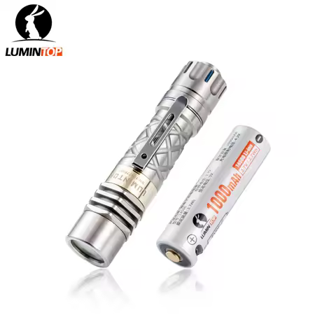 Lumintop LEP Titanium Flashlight Ant Man 14500 lep flashlight 700 meters long range EDC flashlight