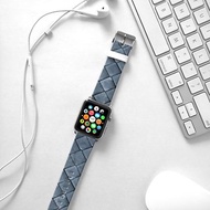 Apple Watch Series 1 , Series 2, Series 3 - Apple Watch 真皮手錶帶，適用於Apple Watch 及 Apple Watch Sport - Freshion 香港原創設計師品牌 - 炭灰仿皮圖案 25