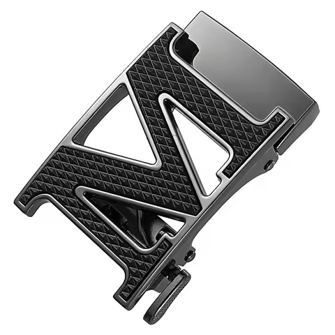 3.5CM men's belt buckle, matte finish, automatic buckle, belt waist head, men's pants belt head