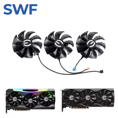 87MM PLD09220S12H Cooling Fan For EVGA RTX 3070 3080 TI 3090 FTW3 ULTRA XC3 BLACK GAMING Graphics Ca