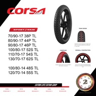 Corsa Sport Rain 14" + 17"  Tubeless