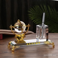 Office Supplies Creative Gifts Commemorative Crystal Direct Supply Crystal Pen Holder Desktop Gifts 