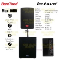 Paket speaker aktif Baretone Max 10Hd + Subwoofer Aktiv Betavo 15 inch