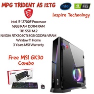 MSI PC TRIDENT AS GAMING DESKTOP 12TG-027MY