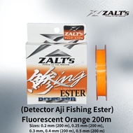 Zalt's Ajiing Ester Line DITECTOR Ajiing ESTER Fluorescent Orange 200m