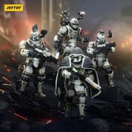 現貨JOYTOY1/18暗源悲愴遠征軍-第九軍團突擊連隊-四人組可動兵人