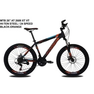 sepeda gunung mtb 26 aviator 2689 Rs velg tinggi