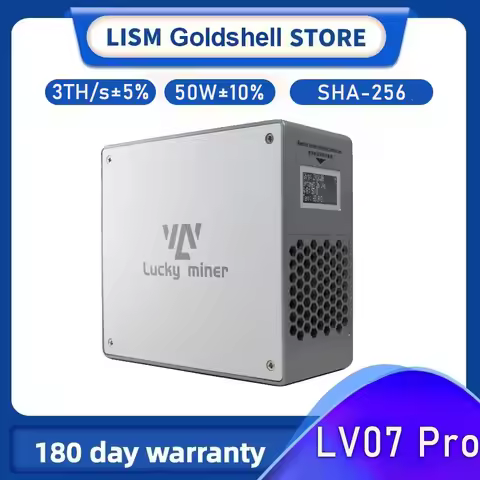 New Lucky Miner LV07 Pro 3th/s 50W Bitcoin Sha256 Algorithm Crypto Miner BTC Solo Lottery BTC Miner 