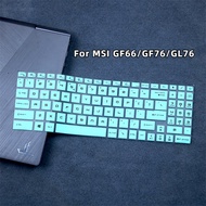 Dustproof Silicone Keyboard Cover Skin Protector For MSI GL66 Pulse Katana GF76 GL76 17.3 Katana GF66 15.6 2021 Gaming Laptop