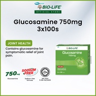 BiO-LiFE Glucosamine 750mg 3 x 100 tablets (EXPIRY DATE AUGUST 2026)